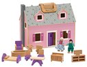 Melissa & Doug  Fold & Go Mini Dollhouse