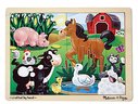 Melissa & Doug  On the Farm Jigsaw Puzzle (12 pc)