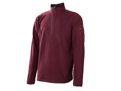 Men's 1/4 Zip Pullover - Zinfandel (S,M)