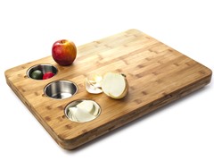 Core Bamboo Butcher Block with Prep Bowls