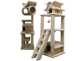 New Cat Condos- Cat Trees, 2 Styles!