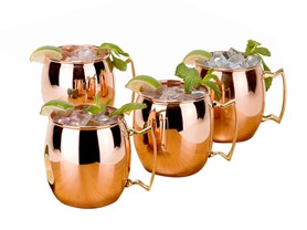 Moscow Mule Mugs - Set of 4 - 3 Styles