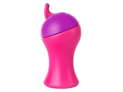 Boon Pink/Purple Swig Flip Sippy