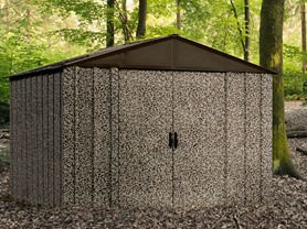 10' x 8' Camo Storage Shed and Floor Kit