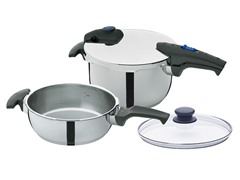 Fissler Quatto Pressure Cooker & Skillet