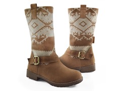 Rachel Buckle Boot, Tan