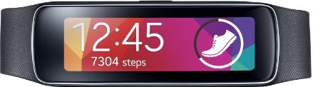 Samsung Gear Fit Fitness Tracker and Smartwatch for Samsung Devices (US Warranty) - Black