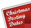 Christmas Posting Dates