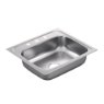 Moen G221983 2200 Series Single Bowl Drop-In Sink, 22-Gauge, Stainless Steel