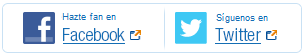 Hazte fan de nuestra página en Facebook, síguenos en Twitter