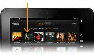 Fire HD album view