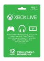 Microsoft Xbox LIVE 12 Month Gold Card