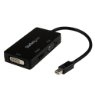 StarTech.com MDP2VGDVHD Mini DisplayPort to VGA/DVI/HDMI Adapter Converter