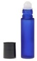 Aromatherapy Glass Roll On Bottles, Blue Color - Set of 6 Pack