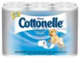 Kimberly-Clark Kleenex Cottonelle 12456 Ultra Soft Bath Tissue, 4.2" Length x 4" Width Sheet Size, White (4 Packs of 12 Rolls)