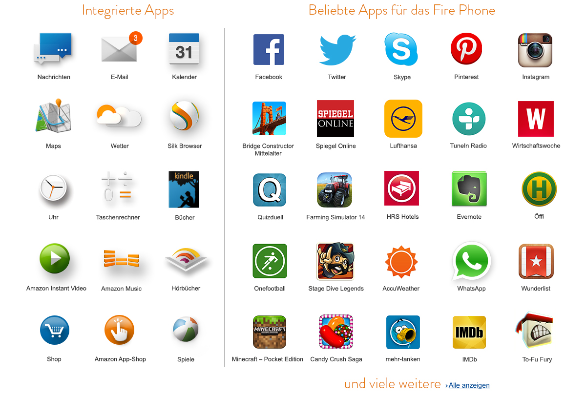 Fire Phone-Apps