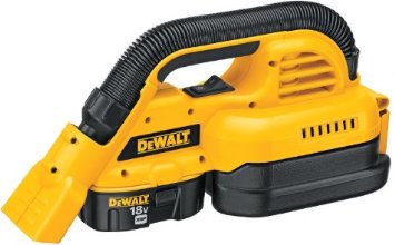 DEWALT DC515K 1/2-Gallon 18-Volt NiCd Cordless Wet/Dry Vac