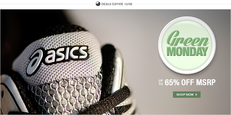 Green Monday: Asics (htt) Up to 65% off MSRP