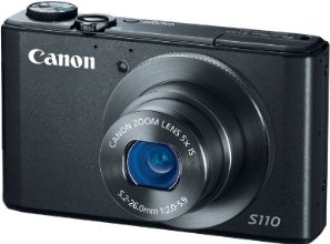 Canon PowerShot S110 12MP Digital Camera with 3-Inch LCD (Black)