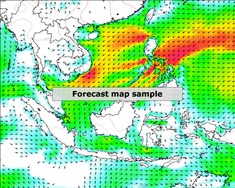 forecast map