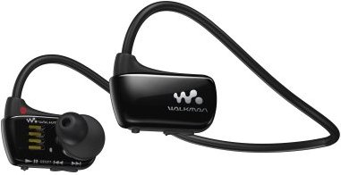 Sony Walkman NWZW273S 4 GB Waterproof Sports MP3 Player (Black) with Swimming Earbuds