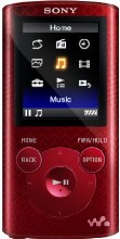 Sony NWZE383 4 GB Walkman MP3 Video Player (Red)