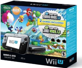 Nintendo Wii U Deluxe Set: Super Mario Bros U & Luigi U