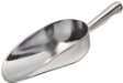 Adcraft ALS-5 5 oz Capacity, 5" Length x 2-3/8" Width, Mirror Finish, Heavy Duty Cast Aluminum Scoop with Contoured Handle