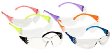 Safety Glasses Intruder Multi Color Clear Lens 12/box