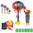 Kids Sports Portable Basketball Hoop Toy Set with Stand Ball & Pump - Toddler Baby