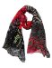 Desigual Bolas Rojas - Foulard -  fleurs - Femme - Rouge (3001) - Taille unique (Taille fabricant