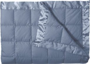 Eddie Bauer Unisex-Adult Down Blanket, Chinablue FL/QN Full Queen