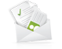 graphic showing an envelope