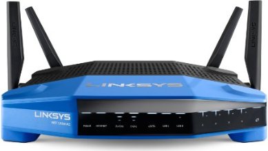 Linksys WRT1900AC Dual-Band+ Wi-Fi Wireless Router with Gigabit & USB 3.0 Ports and eSATA, Smart Wi-Fi Enabled to Control Your Network from Anywhere