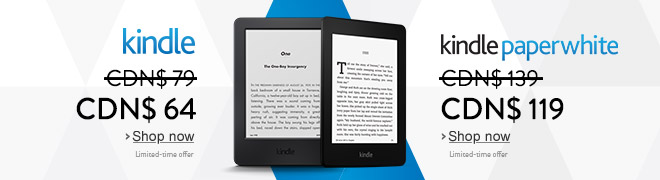 Kindle CDN$ 64, Kindle Paperwhite CDN$ 119