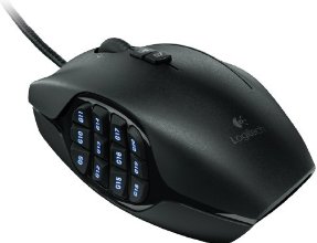 Logitech G600 MMO Gaming Mouse, Black