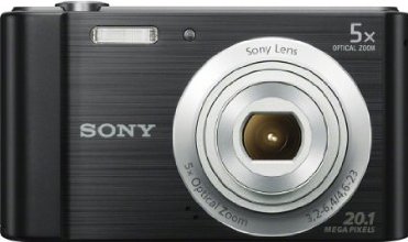 Sony W800/B 20 MP Digital Camera (Black)