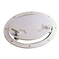 Viking Marine Lock-In Deck Plate PTL8 White 286mm Dia