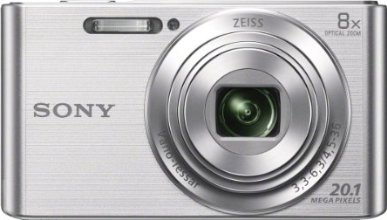 Sony DSCW830 20.1 MP Digital Camera with 2.7-Inch LCD (Silver)