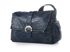 Kalencom Buckle Bag - Navy Crocodile