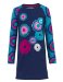 Desigual Tulipan - Robe -  fleurs - Fille - Bleu (5077) - FR