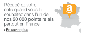 Livraison en point relais dans l'un de nos 20 000 points relais partout en France