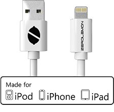 [Apple Mfi Certified] 10FT / 3M Zerolemon Lightning to USB Data and Charge Cable 10ft / 3m for Iphone 6 (4.7) / Plus (5.5) /5s / 5c / 5, Ipad Air / Mini / Mini2 / Ipad Air / Ipad 4th Generation, Ipod 5th Generation, and Ipod Nano 7th Generation [2 Year Warranty] - White