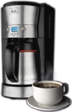 Melitta 46894A 10-Cup Thermal Programmable Coffeemaker with Frustration Free Packaging