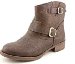 Report Juliee Womens Size 9.5 Brown Faux Leather Fashion Ankle Boots