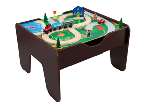 KidKraft Espresso 2-in-1 Activity Table