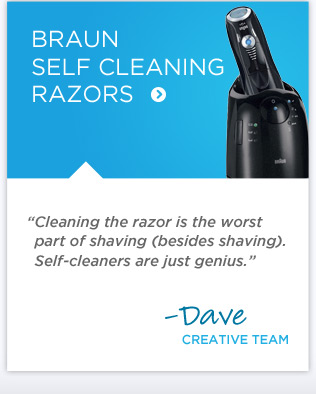 Braun Self Cleaning Razors