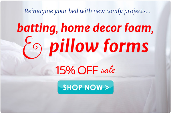 Pillows, Pillow Forms, Baby Bumper Pads and HD Foam