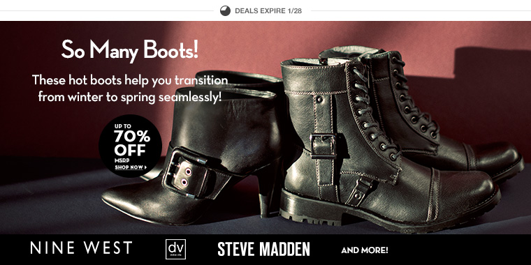 1/26 - Men's and Women's: Fashion Boots