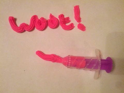 A crapper received one of those Freudian Play-Doh "extruders"  today and wrote us a little message. Thanks ... ? 

Full thread here: http://www.woot.com/forums/viewpost.aspx?postid=6110959
